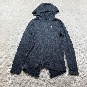 Abercrombie Kids Hoodie Shirt Youth 7/8 Long Sleeve Pullover Lightweight Cozy